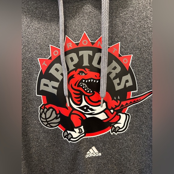ADIDAS TORONTO RAPTORS HOODIE MENS L - Picture 3 of 3